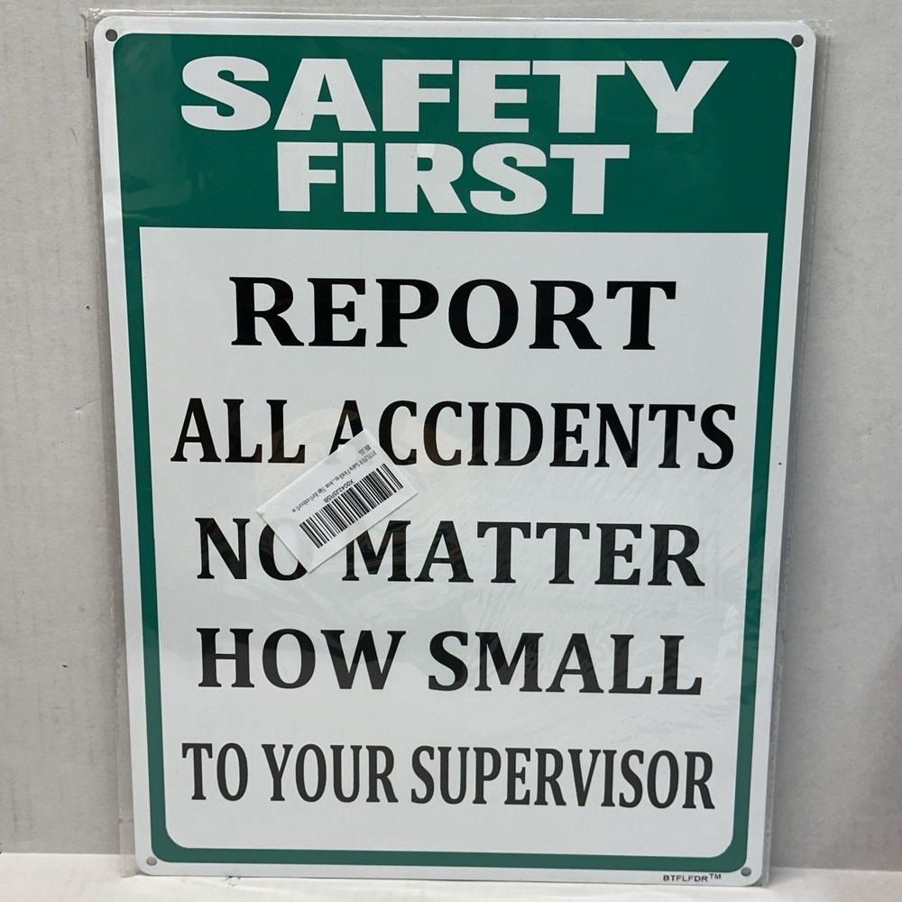Make Your Work Place Safe, Before Starting The Job‎ - Safety First Sign